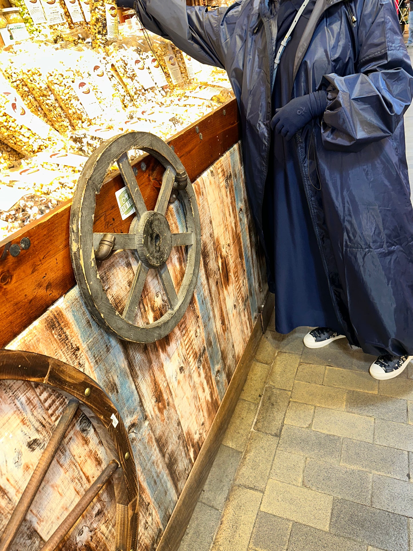 Navy Blue Rain Jacket