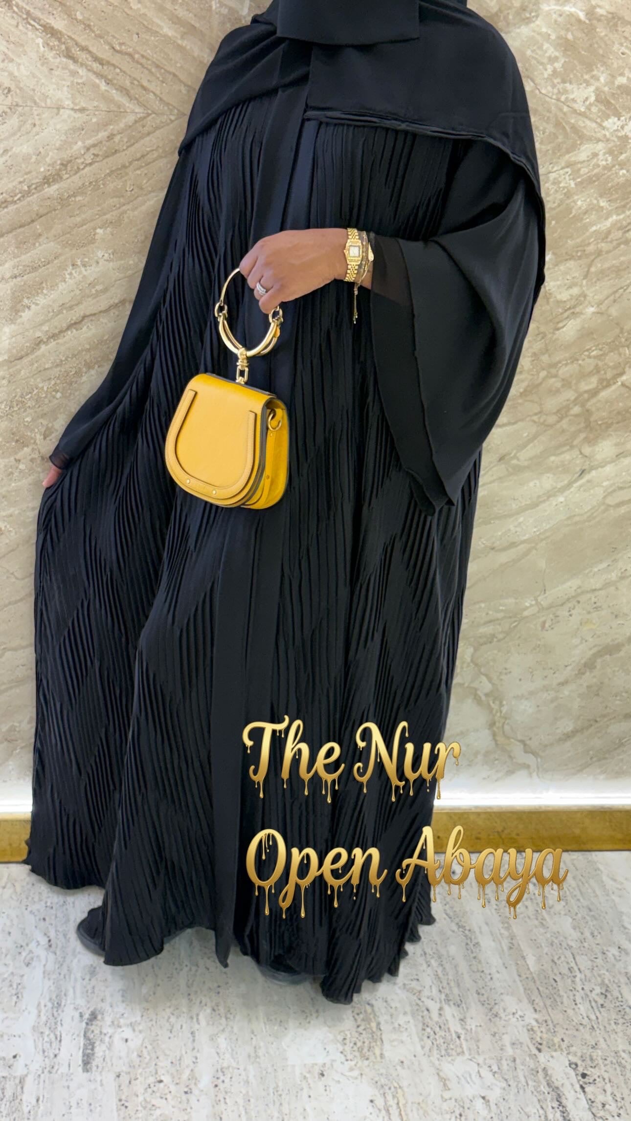 The Nur- Open Abaya