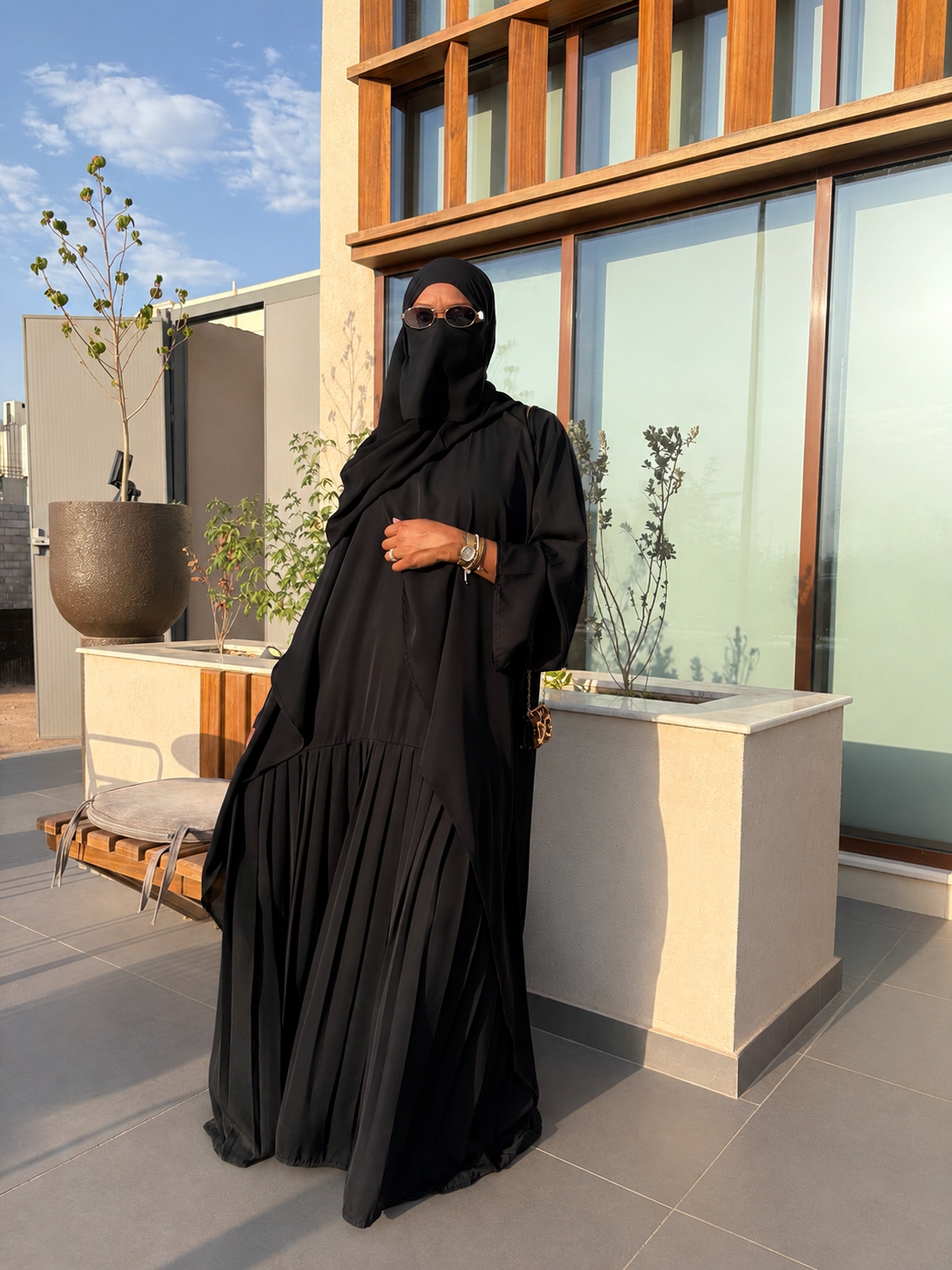 Safaa 3-Way Wrap Abaya